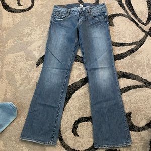 Women’s silver jeans. Size 33/33